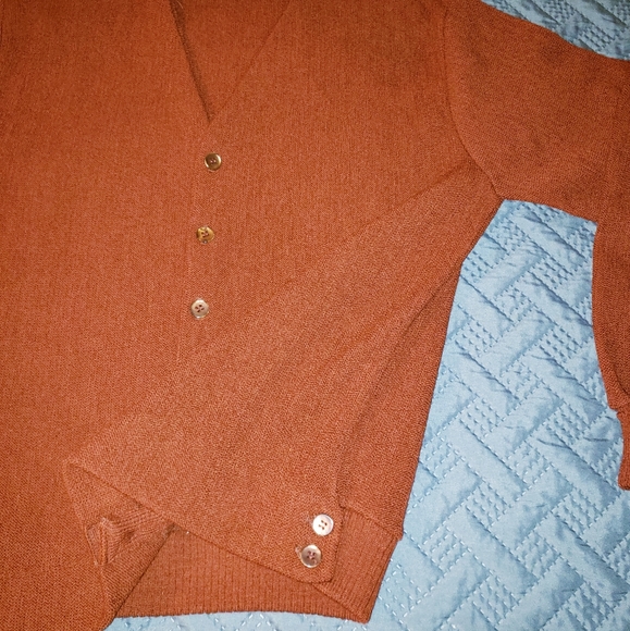 ‼SOLD‼ 60s Grandpa Pendleton Virgin Wool Cardigan - Picture 7 of 8